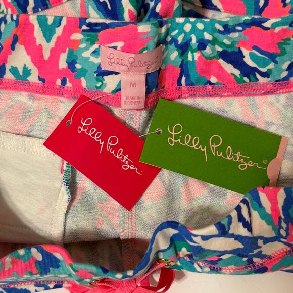 NWT Lily Pulitzer Vina Shorts Tiki Pink Shake it Sup, Size M - Picture 6 of 8